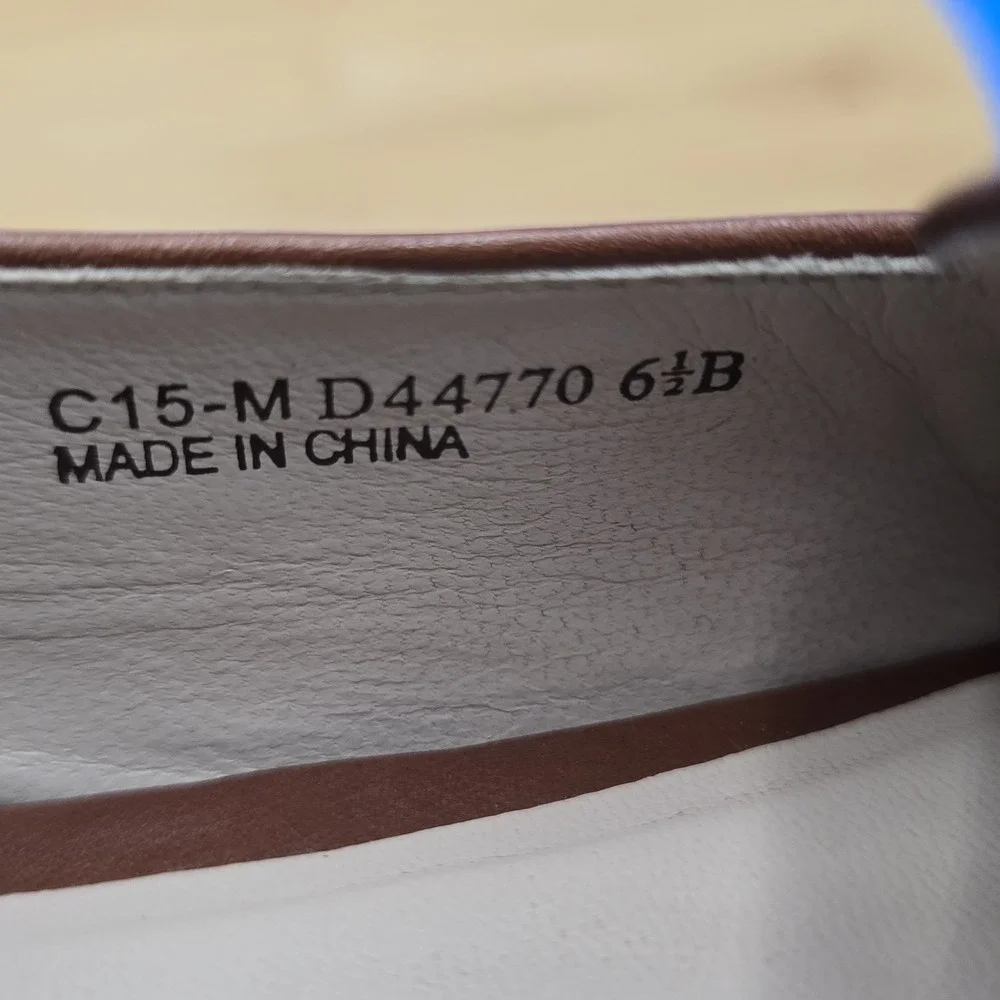 Cole Haan Grand Os Brown‎ Leather Loafers Women's 6.5B